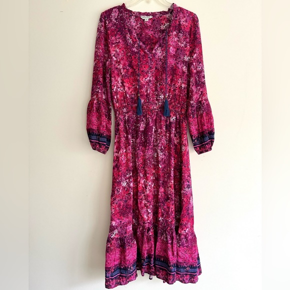 Frye and Co. Long Sleeve Midi Dress size XS - Picture 2 of 7